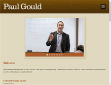 Tablet Screenshot of paul-gould.com